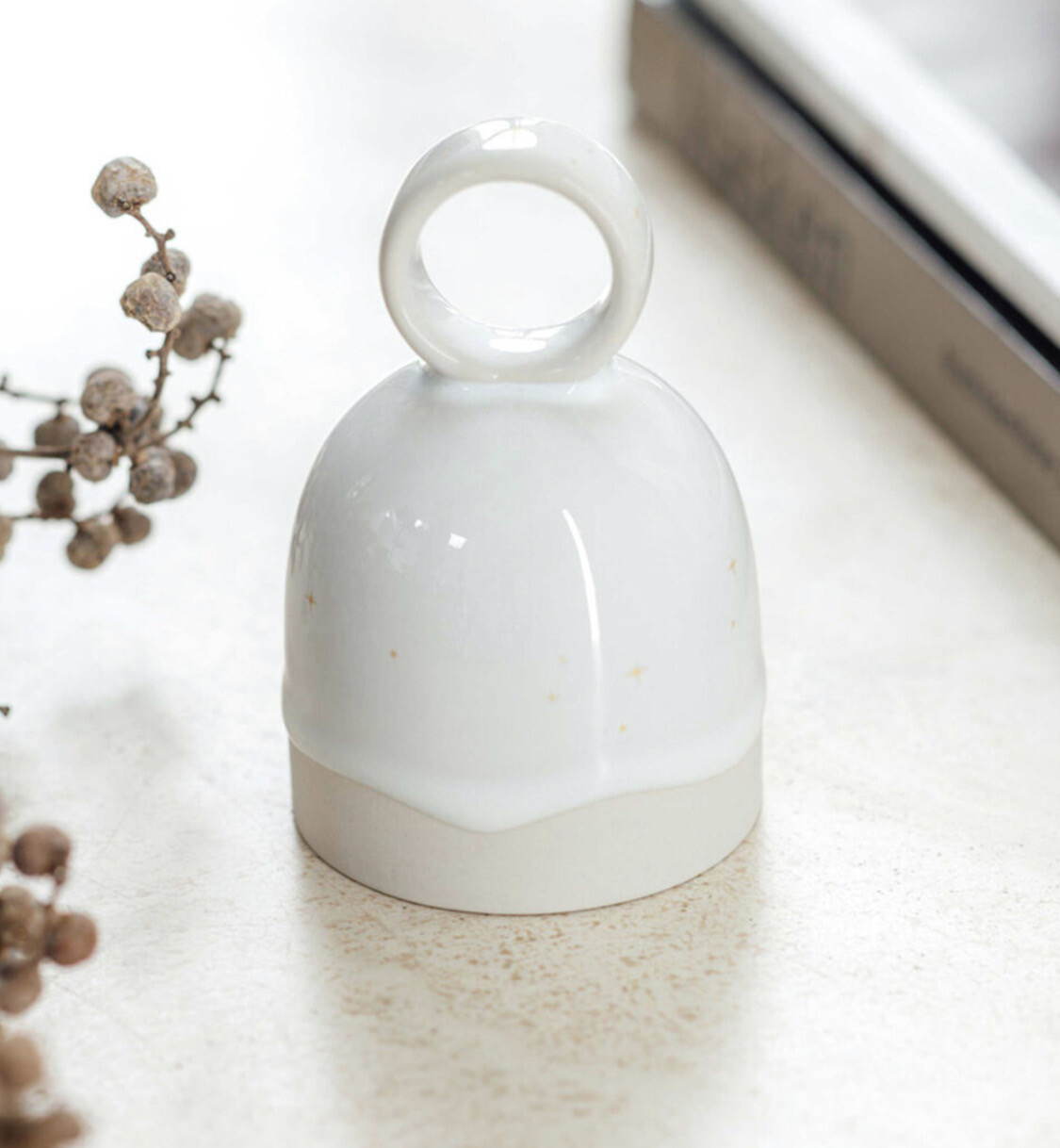 Winter Glow - Campana da tavola - Villeroy &amp; Boch cm. 6,5x6,5x10cm