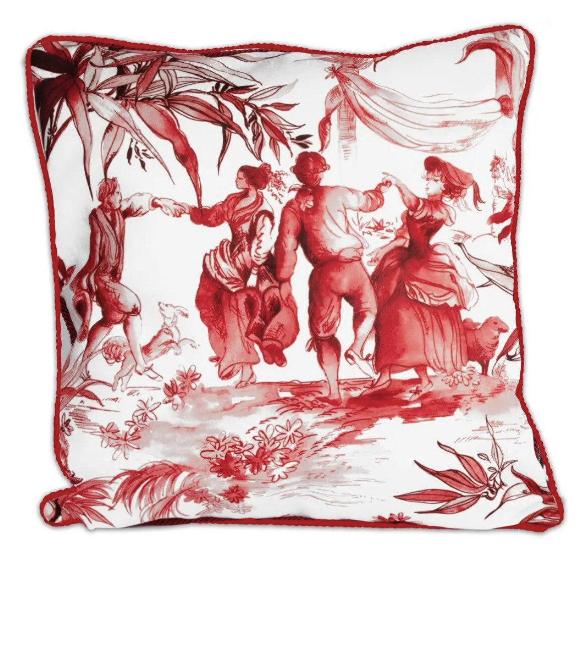 Le Rouge cuscino 45x45 cm - Baci Milano