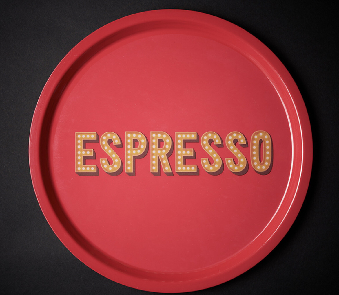 Vassoio tondo ESPRESSO - Blogo