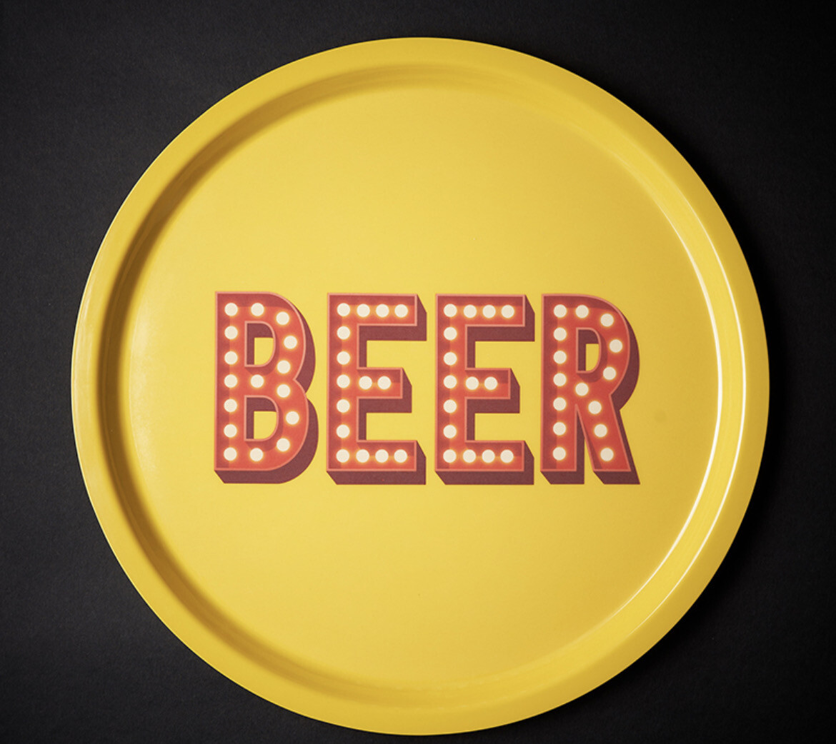 Vassoio tondo BEER - Blogo