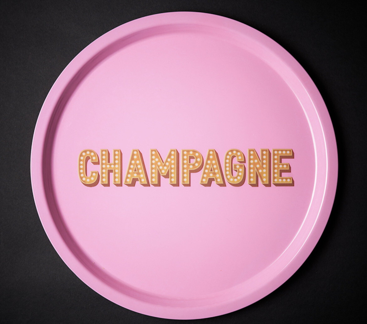 Vassoio tondo CHAMPAGNE - Blogo