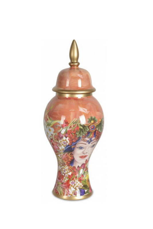 Potiche Coral cm.53 - Baci Milano