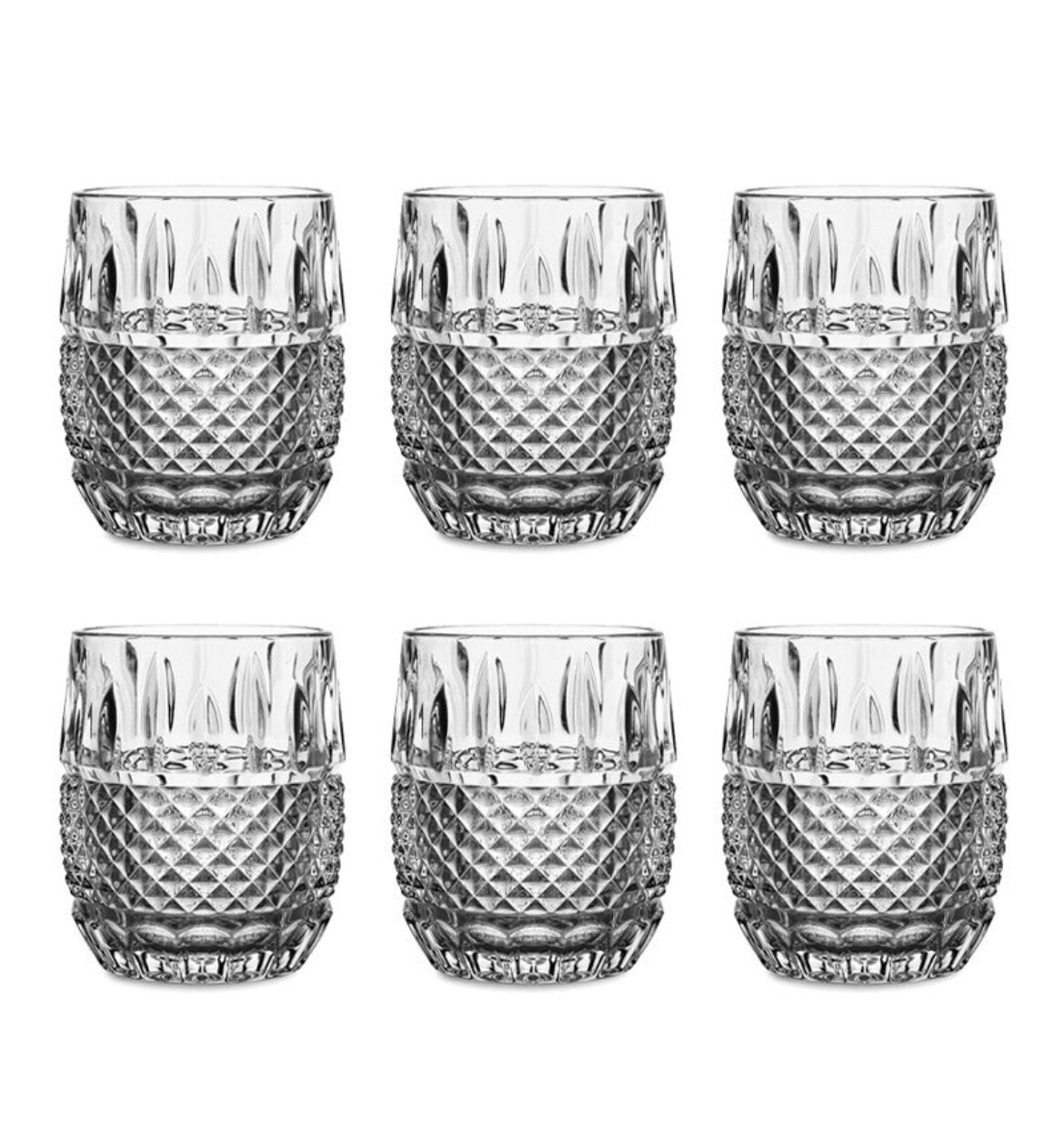 Set 6 bicchieri ml 300 Kara - Fade