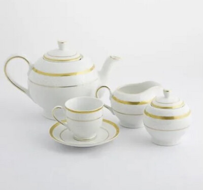 Servizio té 15 pezzi - Versailles oro Fade Servizio té 15 pezzi - Versailles oro Fade