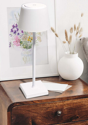 Lampada cordless led LUNA - Bianca