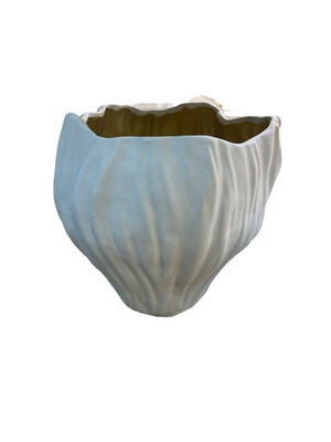 Vaso medio bianco-oro Kosmo