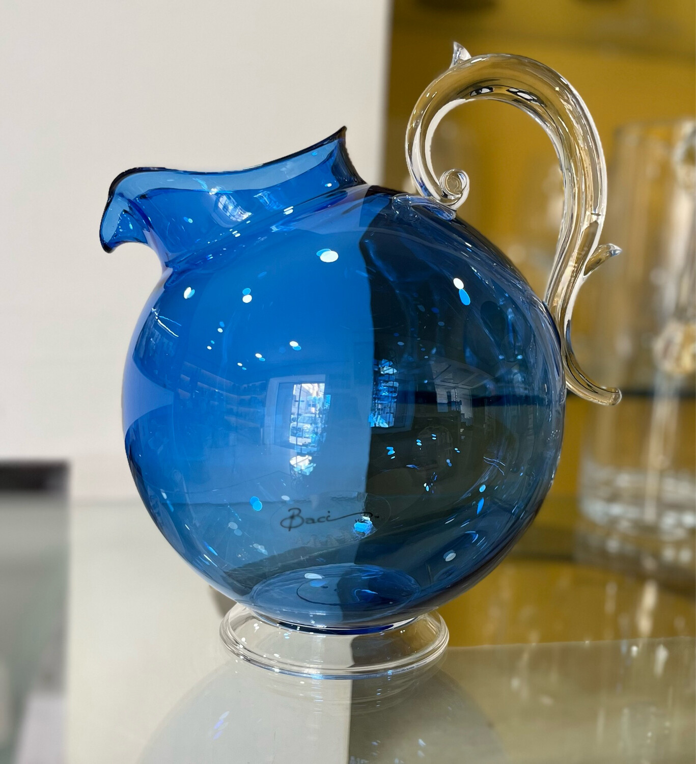 Brocca 2,25L blu acrilico - Baci Milano