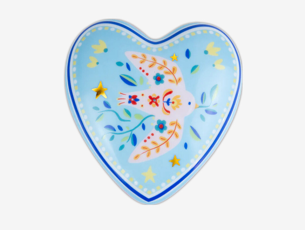 Cuore grande in porcellana da appendere - Mamma Mia Baci Milano