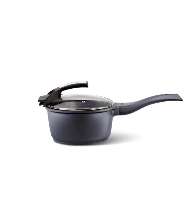 Casseruola 1 manico Cm.16 con coperchio - Saxum Pensofal