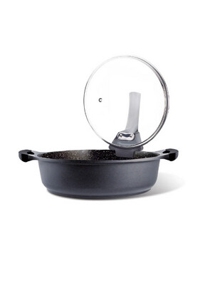 Tegame cm.28 con coperchio - Saxum Pensofal