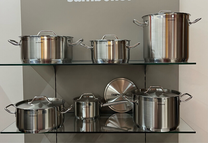 Batteria pentole Gastrochef inox 14 pezzi - Pensofal