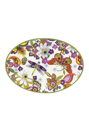Piatto a servire ovale Melamina - Amazzonia Baci Milano