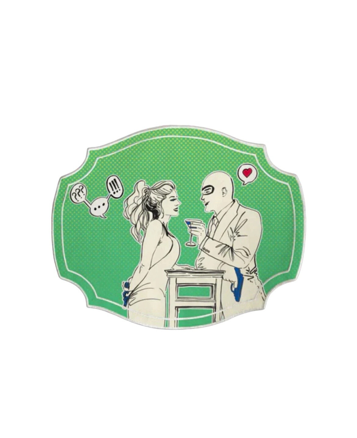 Tovaglietta cotone - Gulp Baci Milano