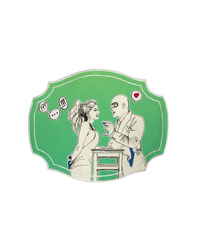 Tovaglietta cotone - Gulp Baci Milano