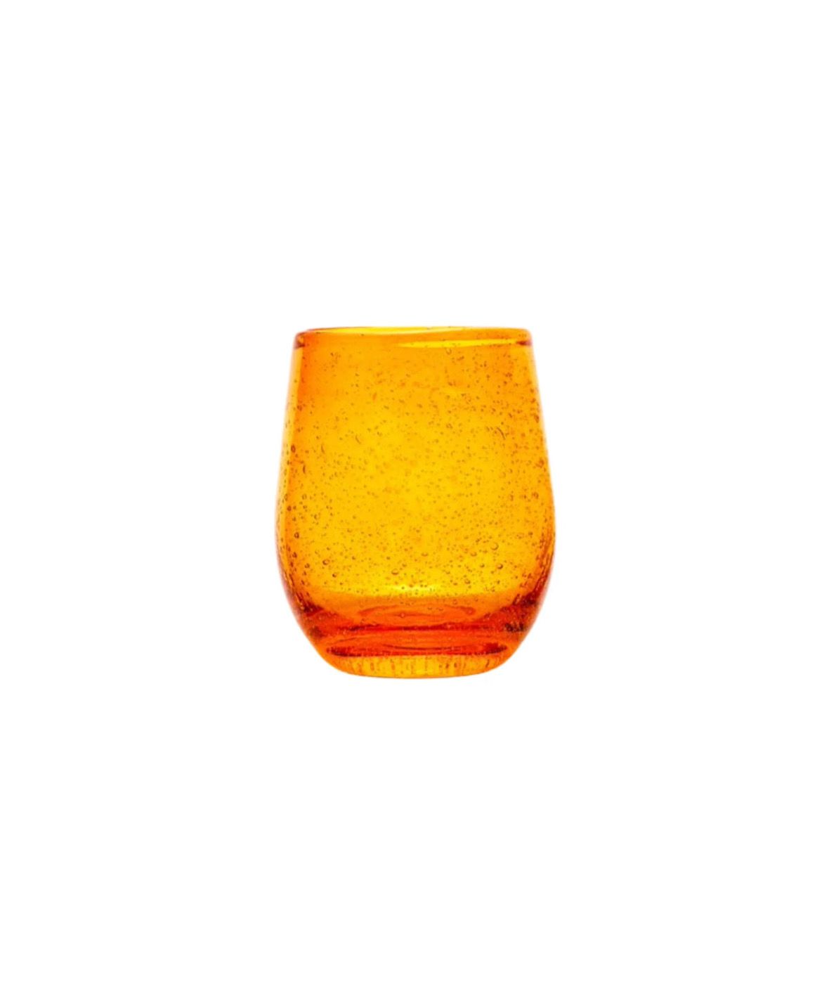 Set 6 bicchieri acqua - Bubble Arancione Fade