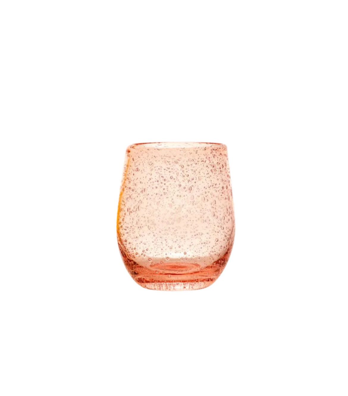 Set 6 bicchieri acqua - Bubble pesca Fade