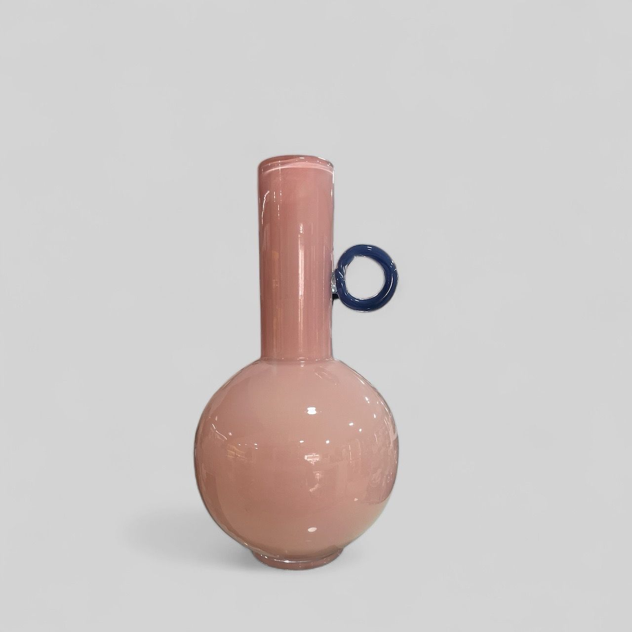 Vaso rosa con dettagli viola cm.34 - Full of joy Galbiati