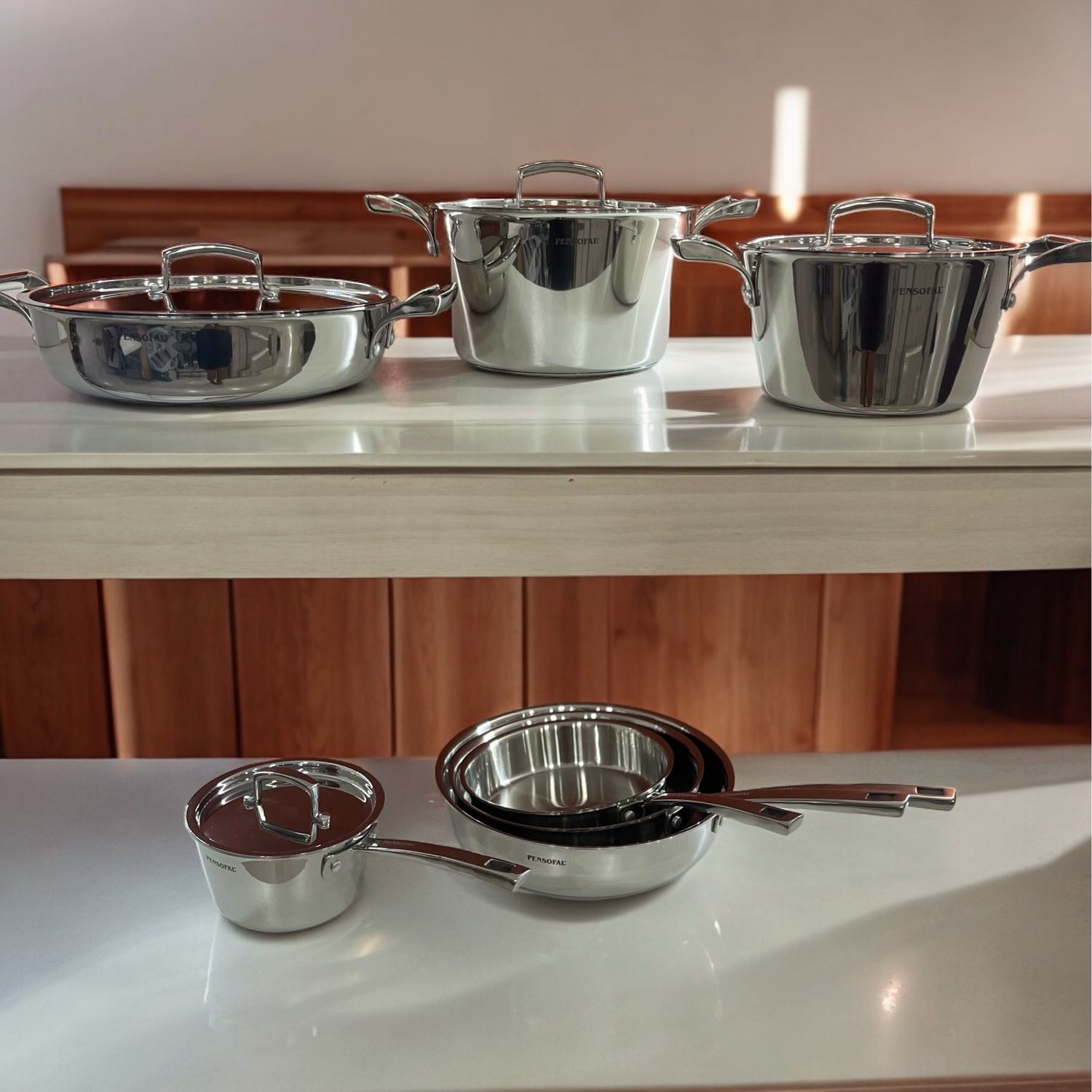 Batteria 11 pezzi pentole e padelle - Royal Pensofal