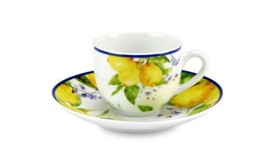 Set 6 tazze caffe con piattino - Soraya Fade