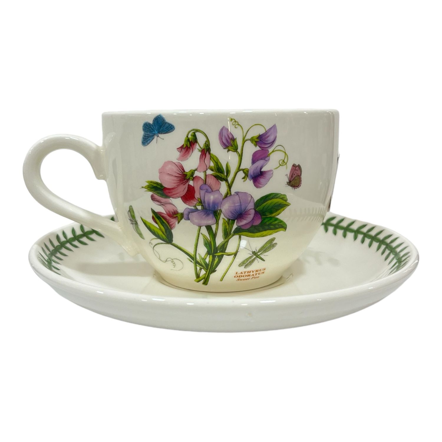 Set 6 tazze jumbo con piattino - Botanic Garden Portmeirion