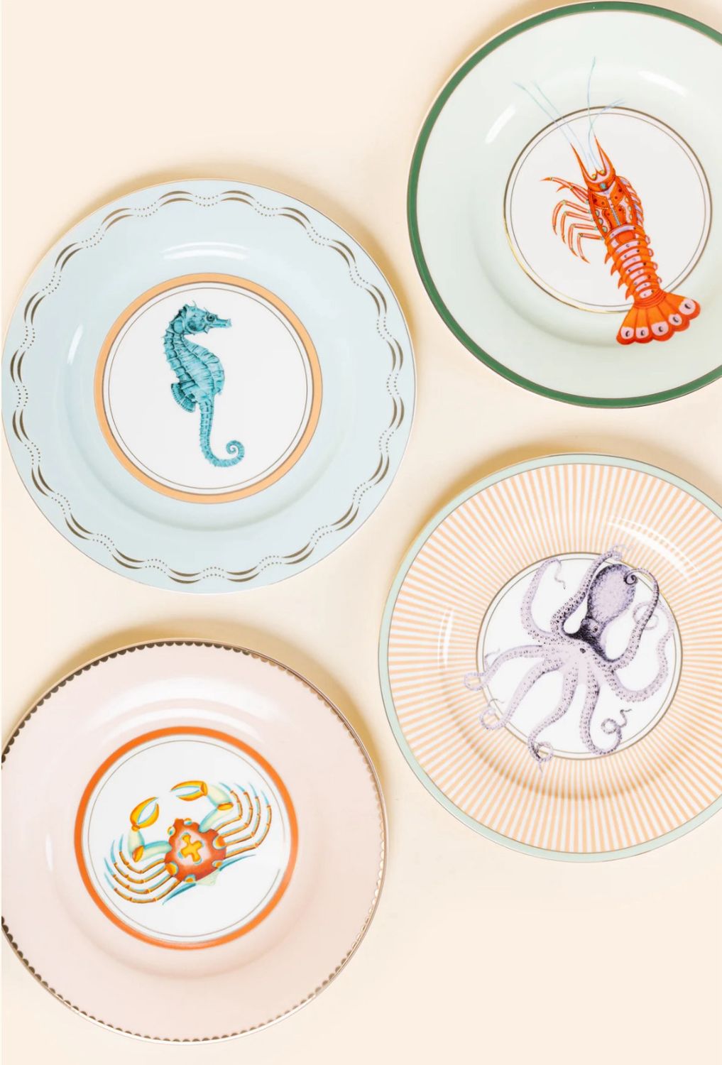 Set 4 piattini frutta - Under The Sea Yvonne Ellen