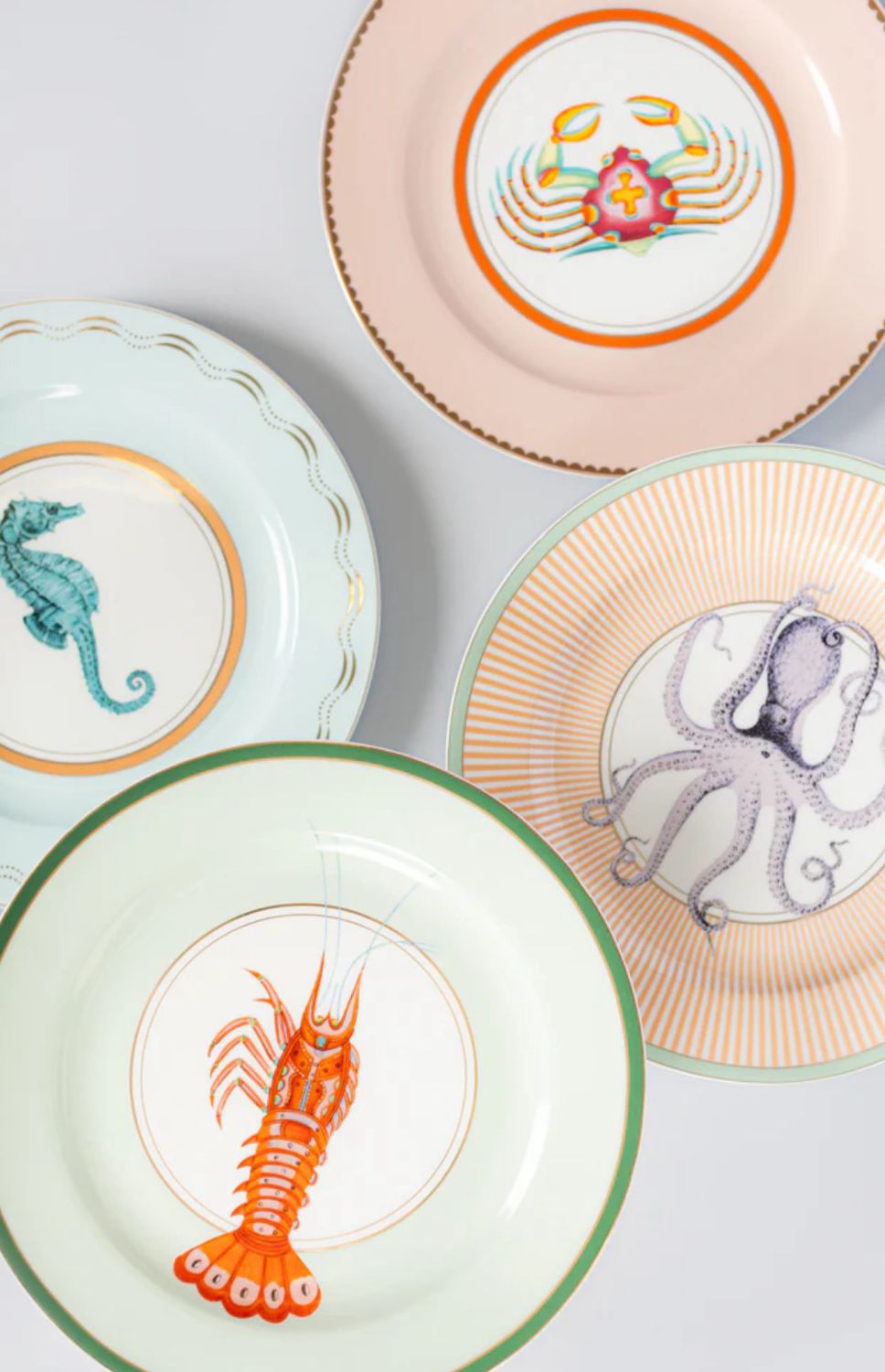 Set 4 piatti piani - Under The Sea Yvonne Ellen