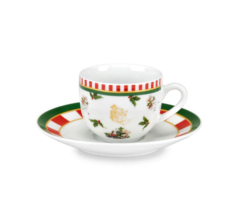 Set 6 tazze caffe con piattino - Circus Fade