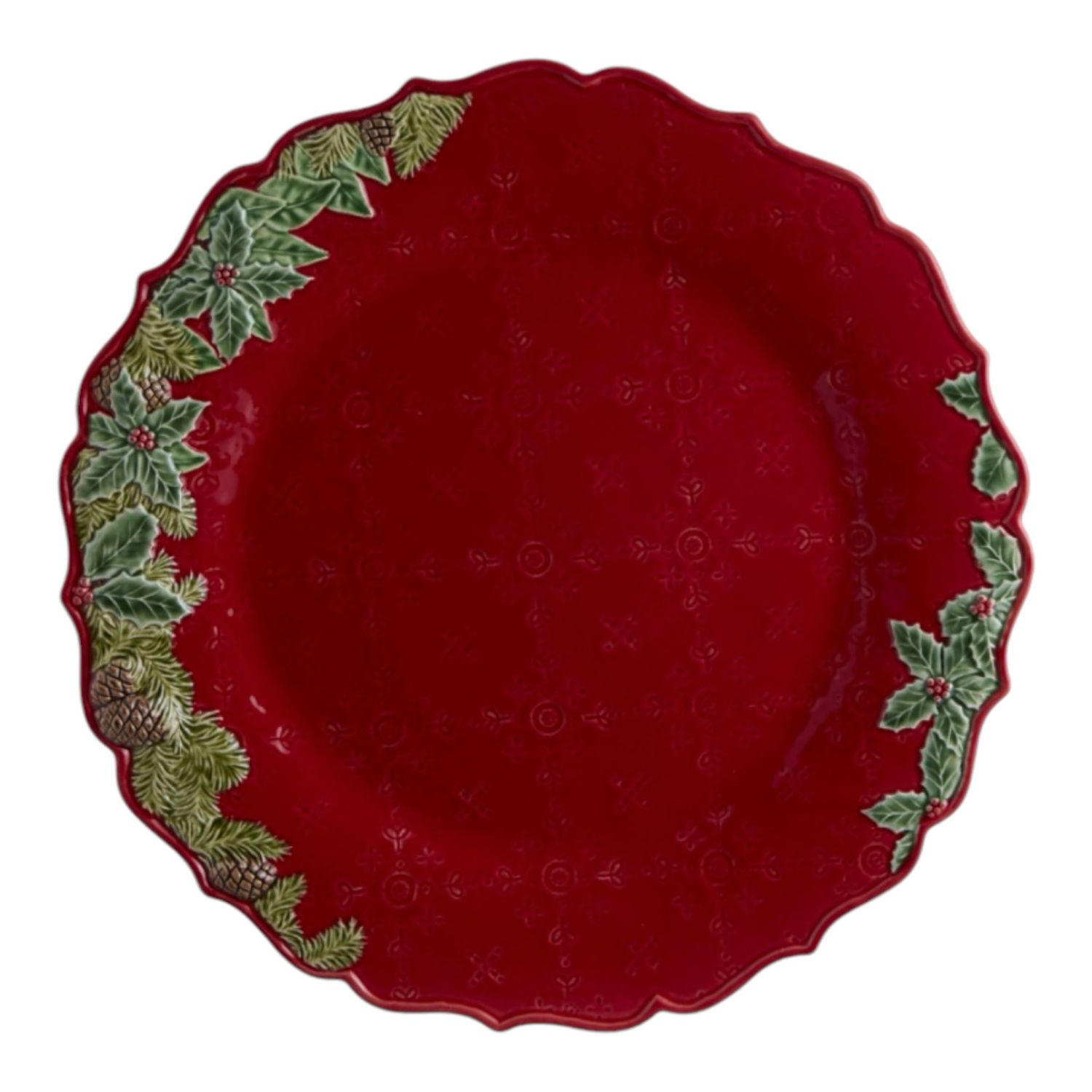 Piatto rotondo da portata - Christmas Garland