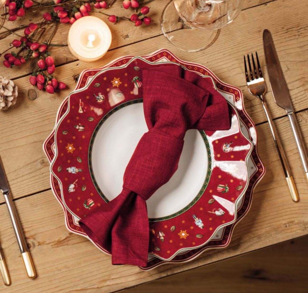 Toy’s Delight rosso - servizio 18 pezzi