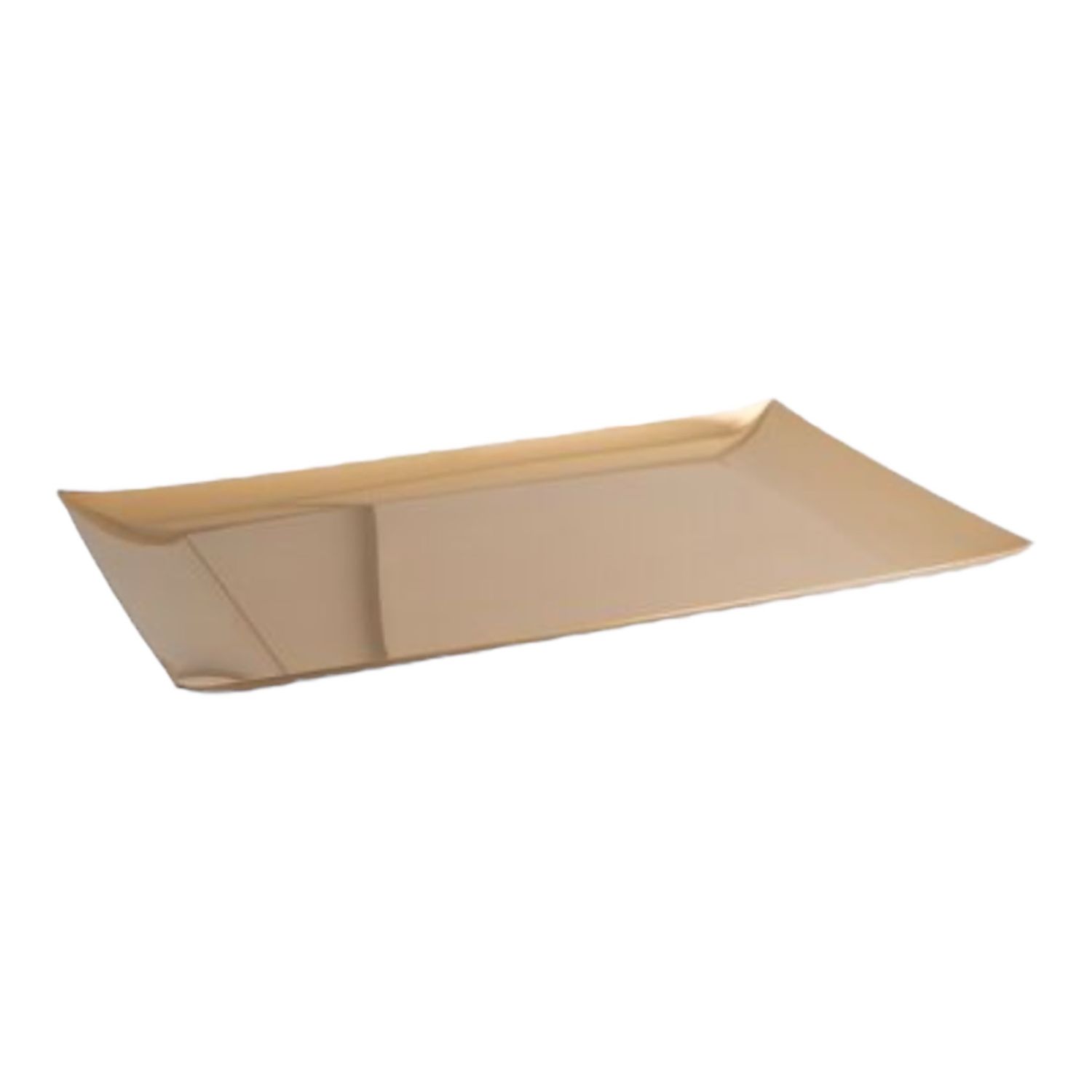 Vassoio rettangolare cm.43 - Linea Q PVD Gold