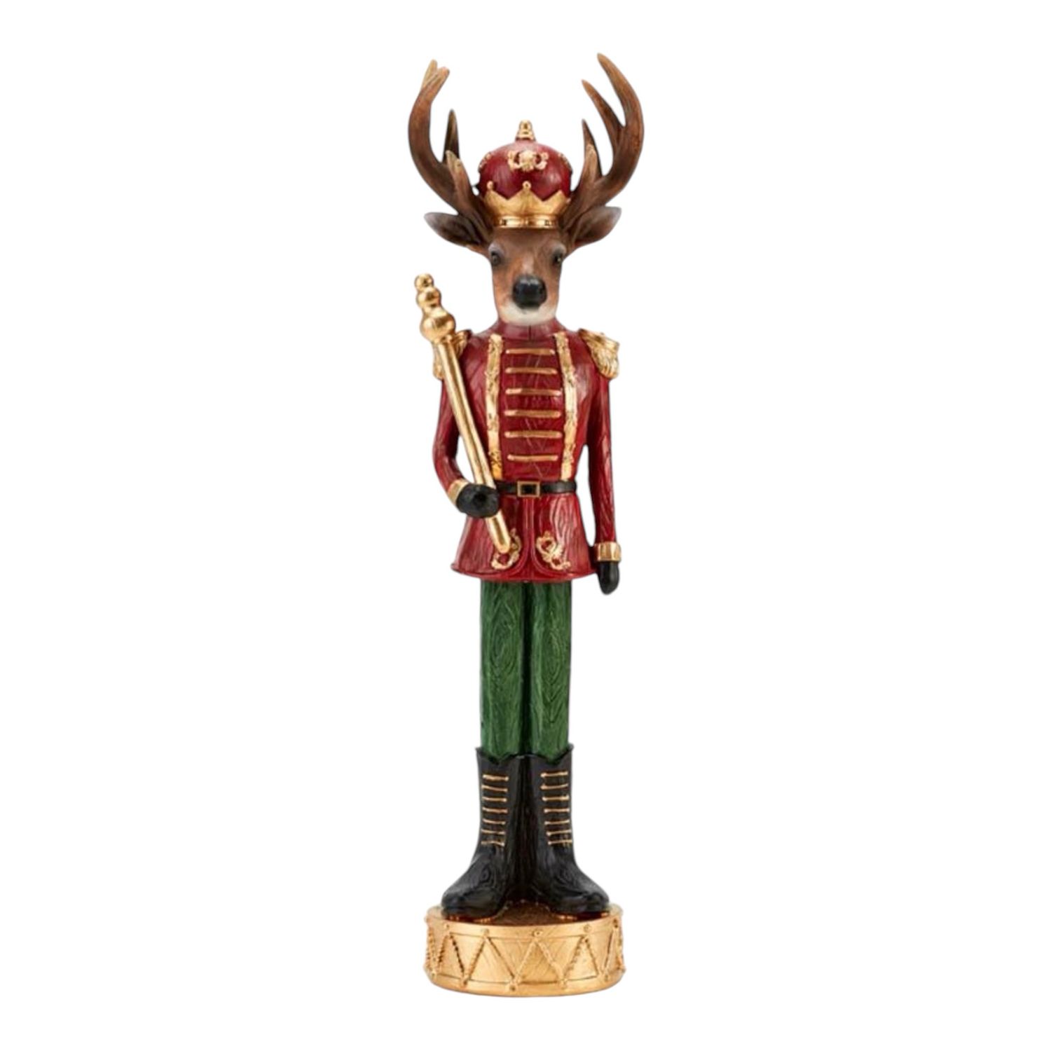 Crazy Deer - Renna con bastone cm39 Fade