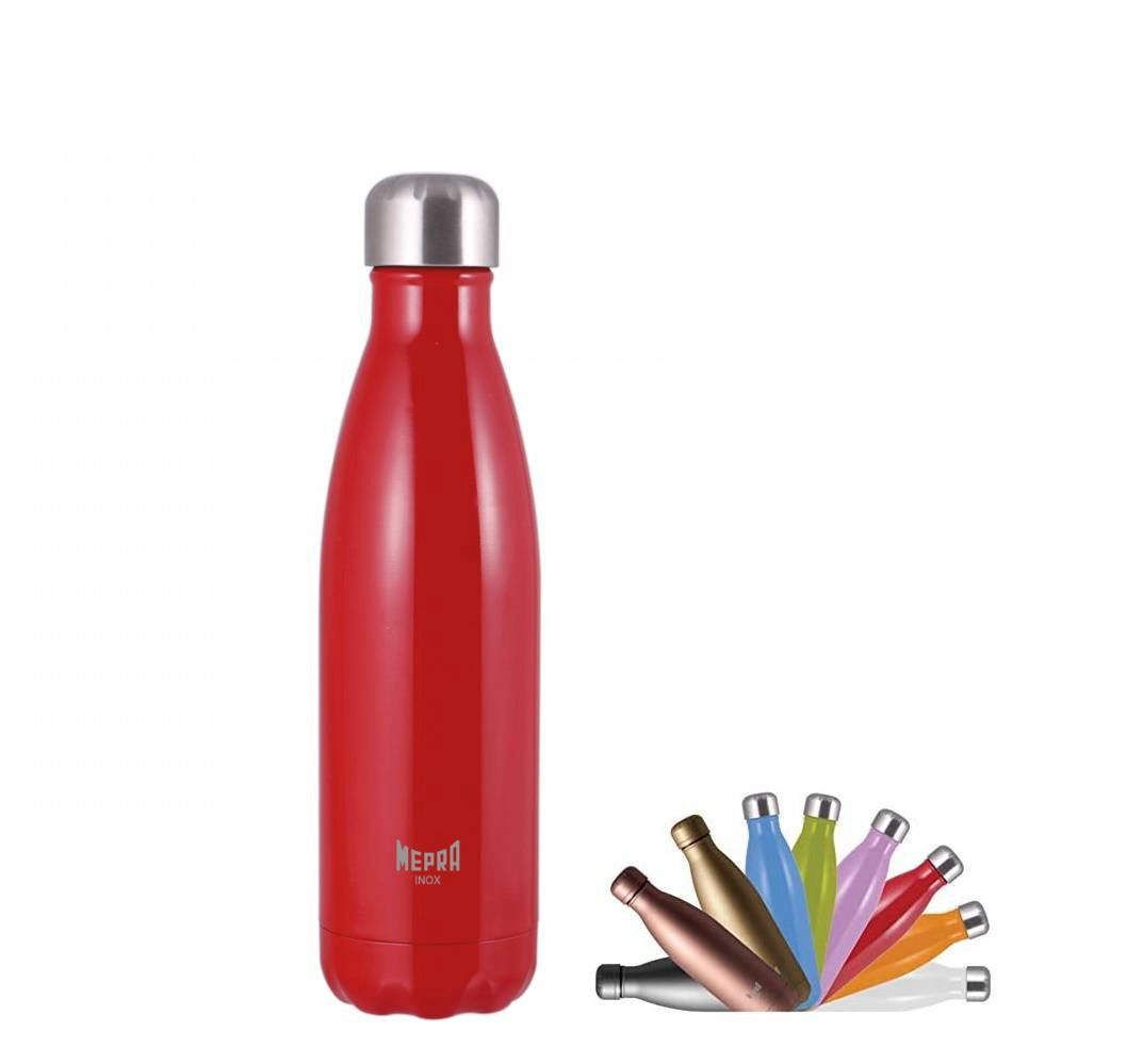 Borraccia termica Bob rossa ml.500 - acciaio inox 18/10 Mepra