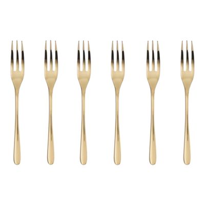 Set 6 forchettine dolce Taste oro - Sambonet