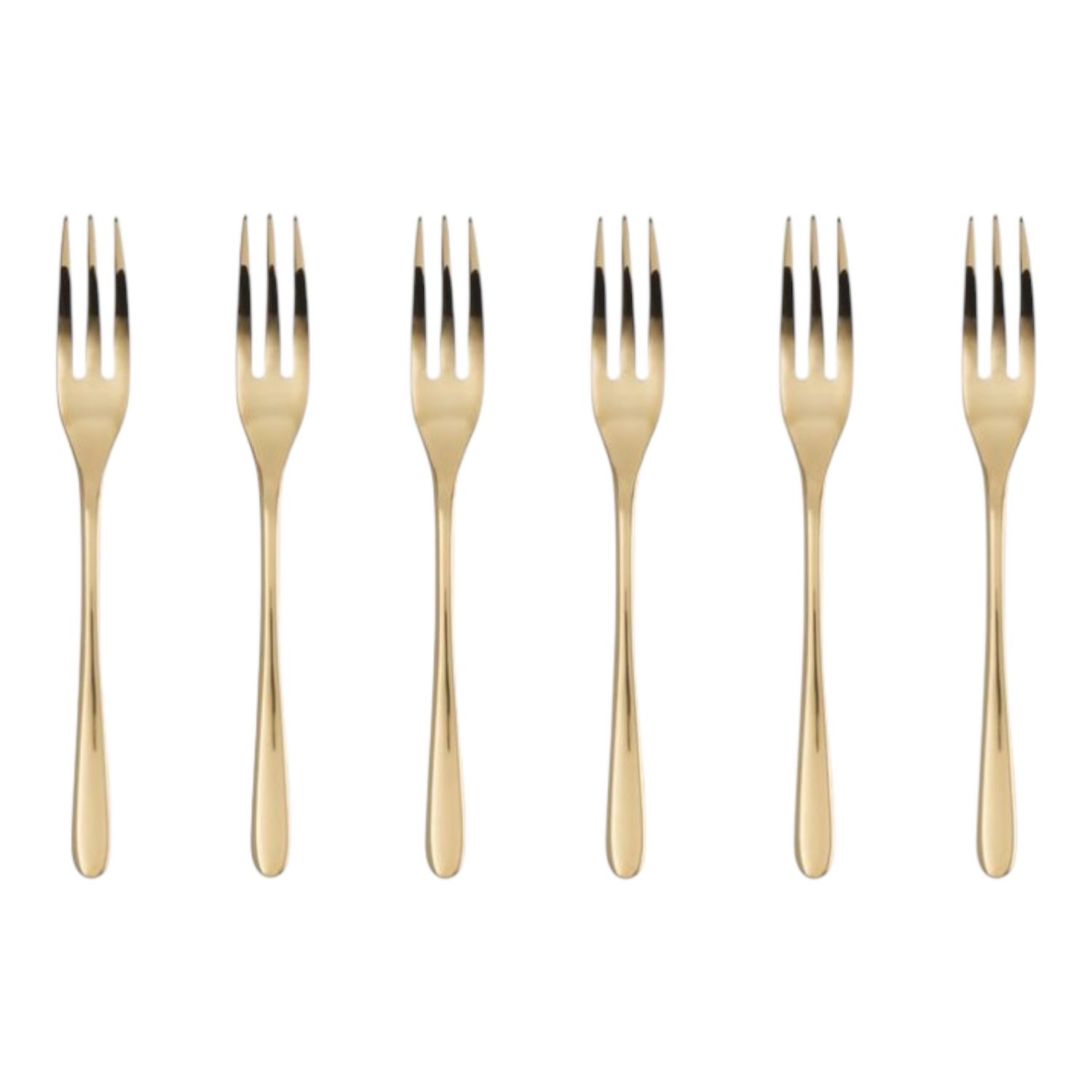 Set 6 forchettine dolce Taste oro - Sambonet