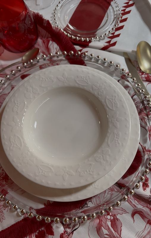 Servizio 40 pezzi XMAS WHITE - Fade