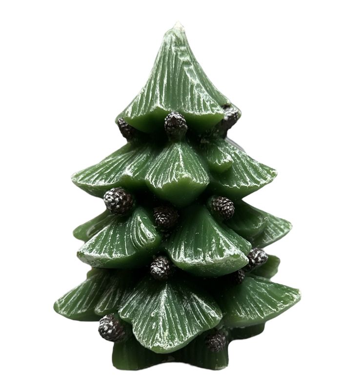 Candela albero con pigne cm.15 - Fade