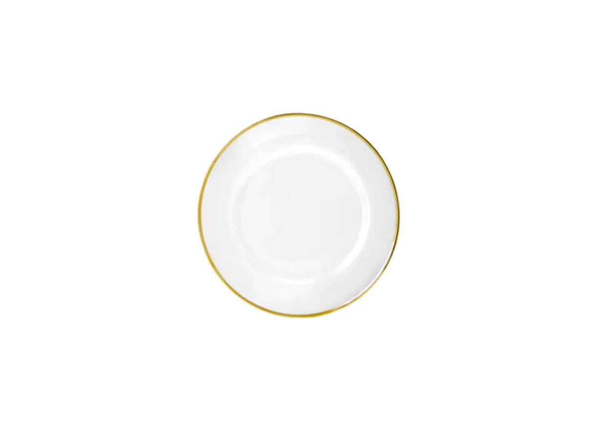 Set 6 piattini pane vetro - Clear filo oro 2.0 Fade