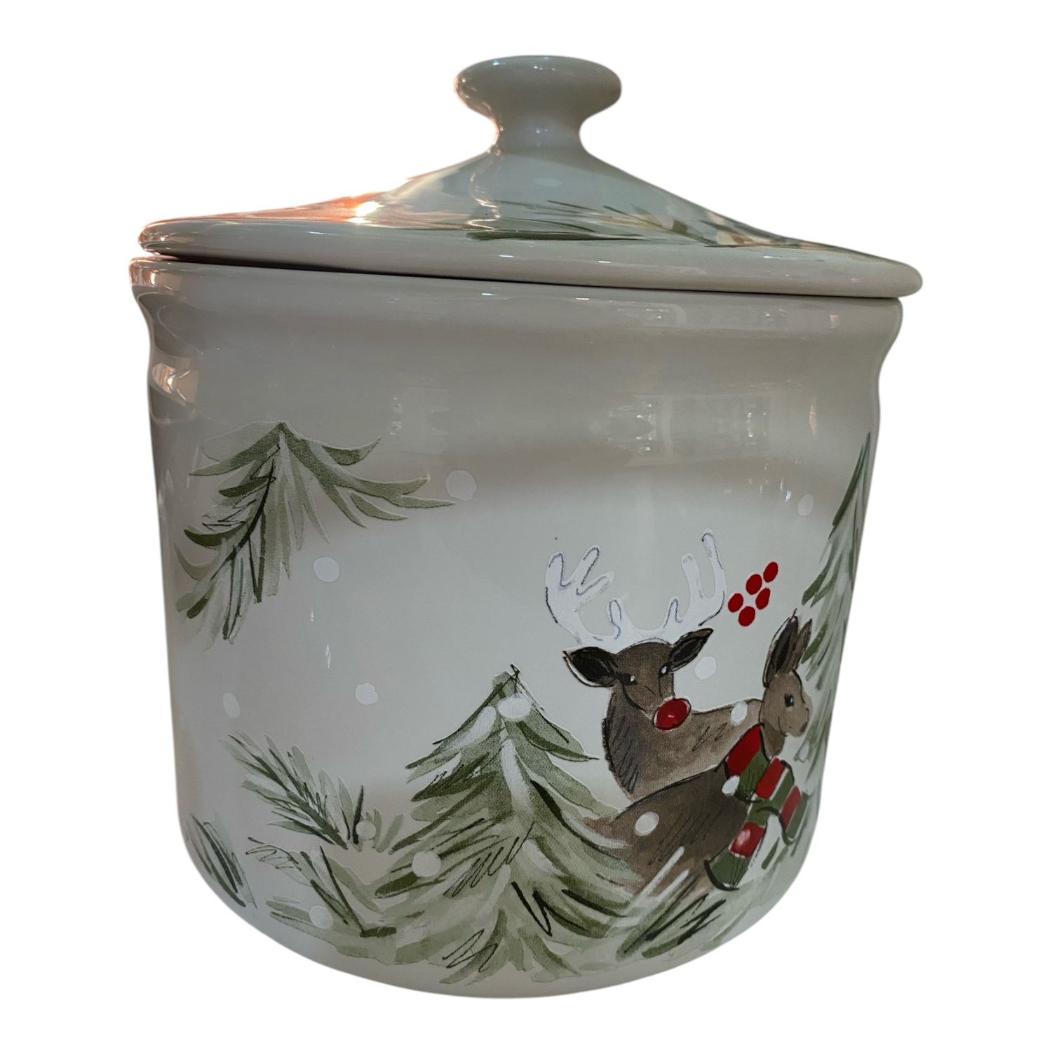 Biscottiera cm.21 - Deer Friends