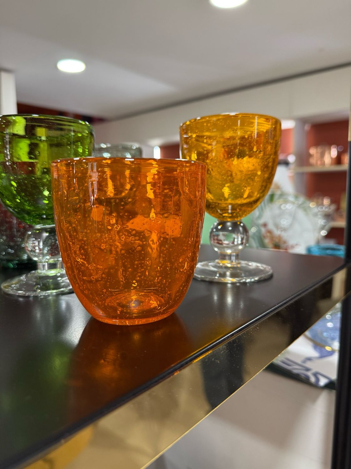 Bubbles Onlylux - set 6 bicchieri acqua Arancio