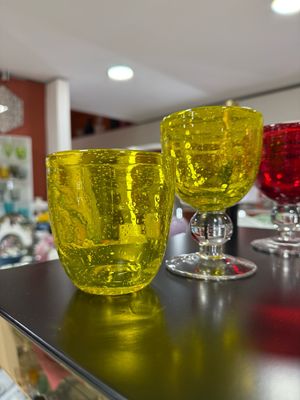 Bubbles Onlylux - Set 6 bicchieri acqua Giallo