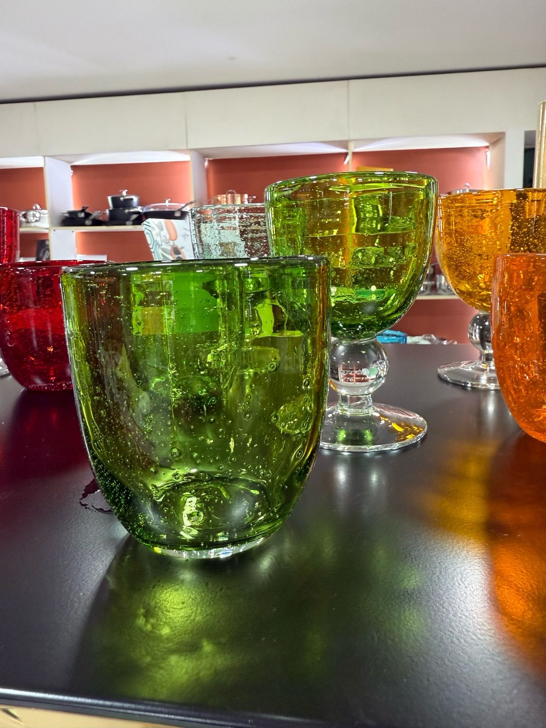 Bubbles Onlylux - set 6 bicchieri acqua verde