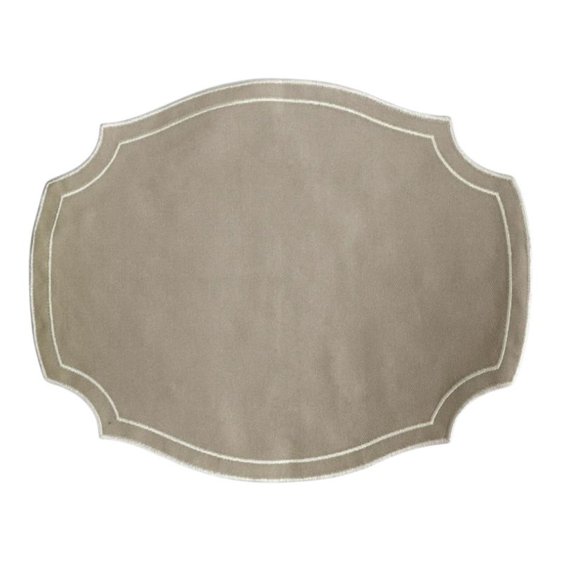 Tovaglietta americana antimacchia - Aqua beige Baci Milano