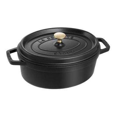Cocotte black ovale cm.31 - Staub