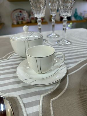 Servizio caffe 13 pezzi con zuccheriera - Silky Livellara 