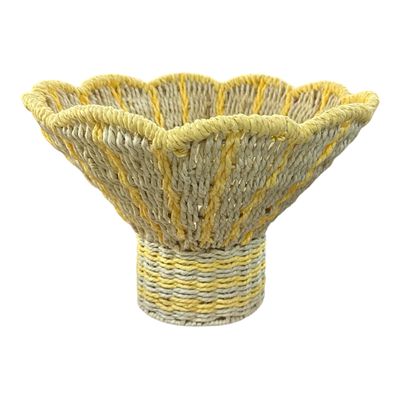 INCARTA - Alzata alta Fiore giallo