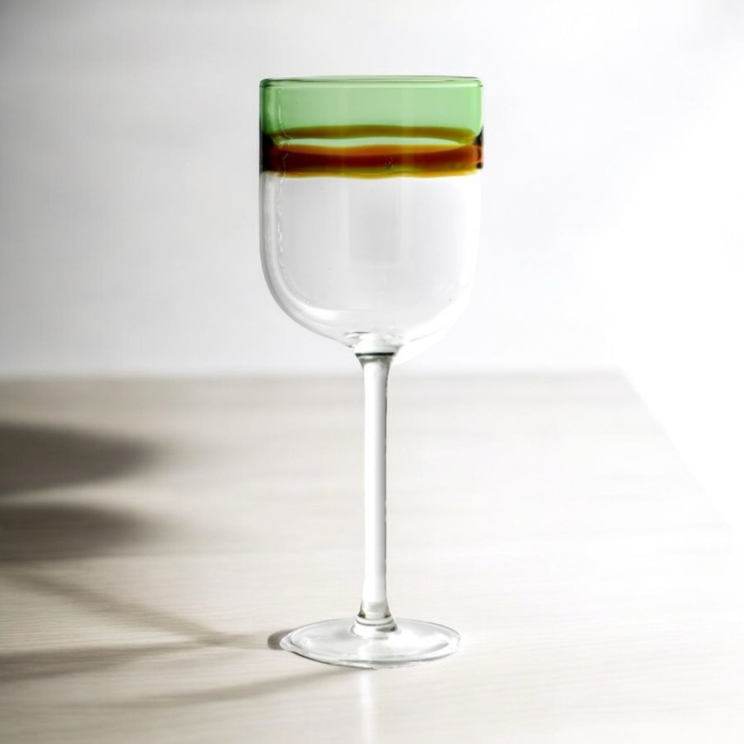 Set 6 calici vino Aria verde 260ml - La Porcellana Bianca 