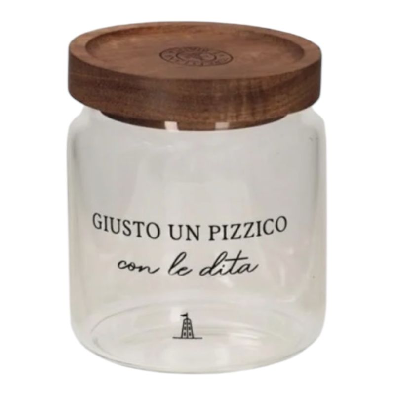 PORCELLANA BIANCA - I Garbati Barattolo Sale 400 Ml In Vetro Borosilicato