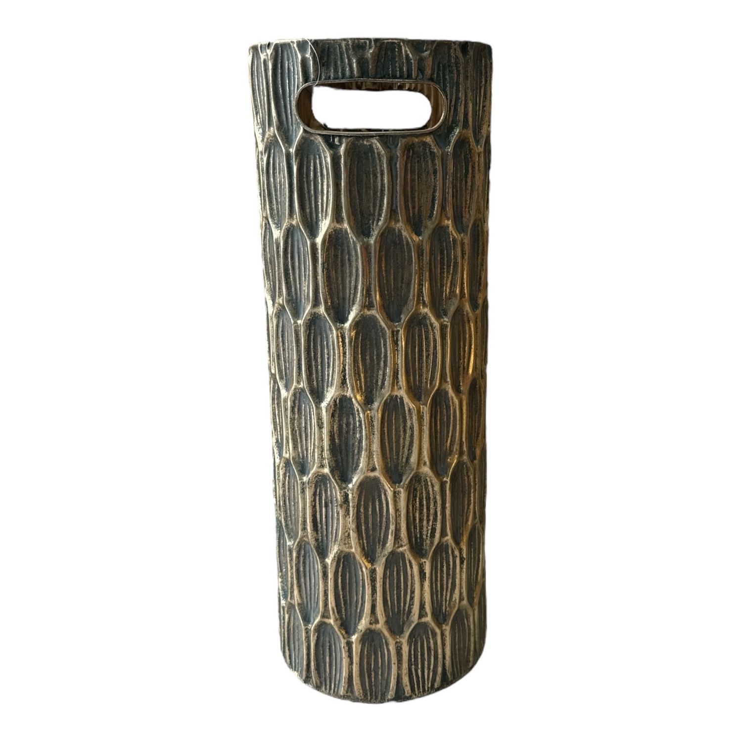 Porta ombrelli Rain bronzo verde cm.20x55