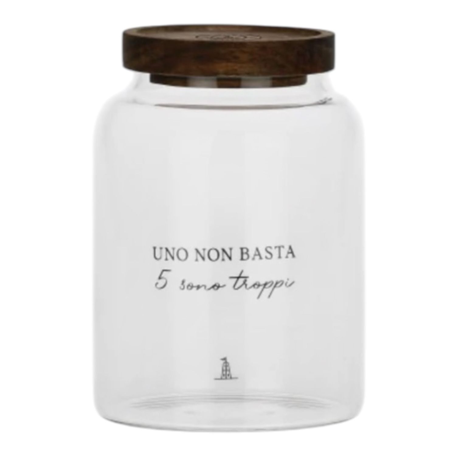  PORCELLANA BIANCA - I Garbati Barattolo Caffè 1200Ml In Vetro Borosilicato