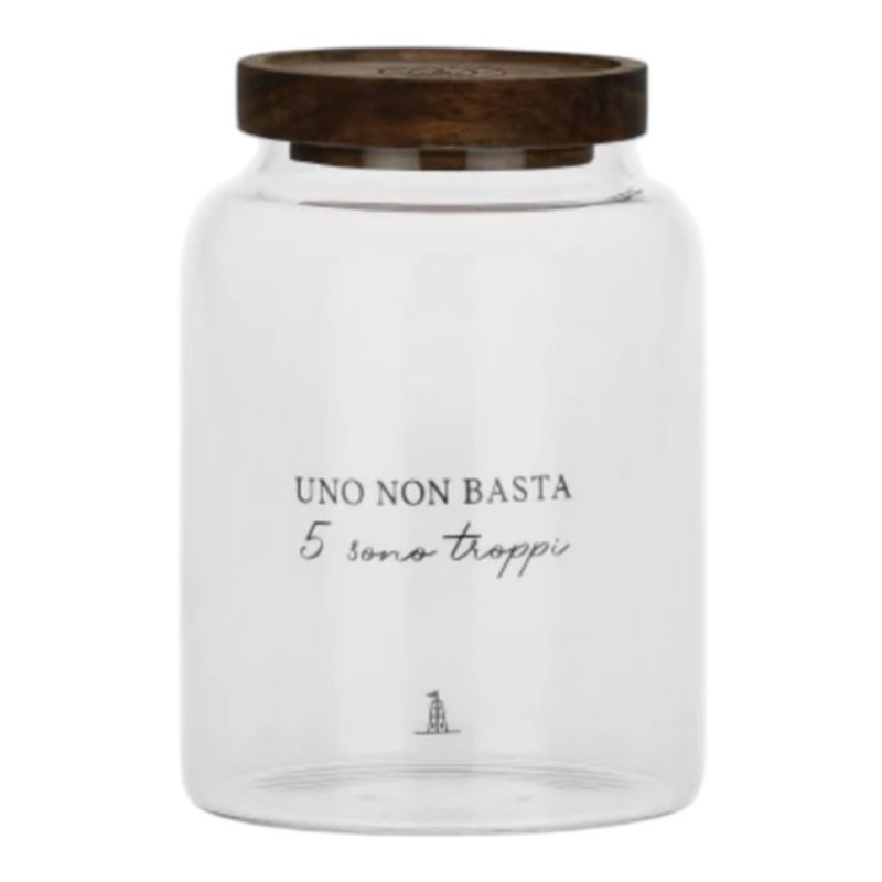  PORCELLANA BIANCA - I Garbati Barattolo Caffè 1200Ml In Vetro Borosilicato
